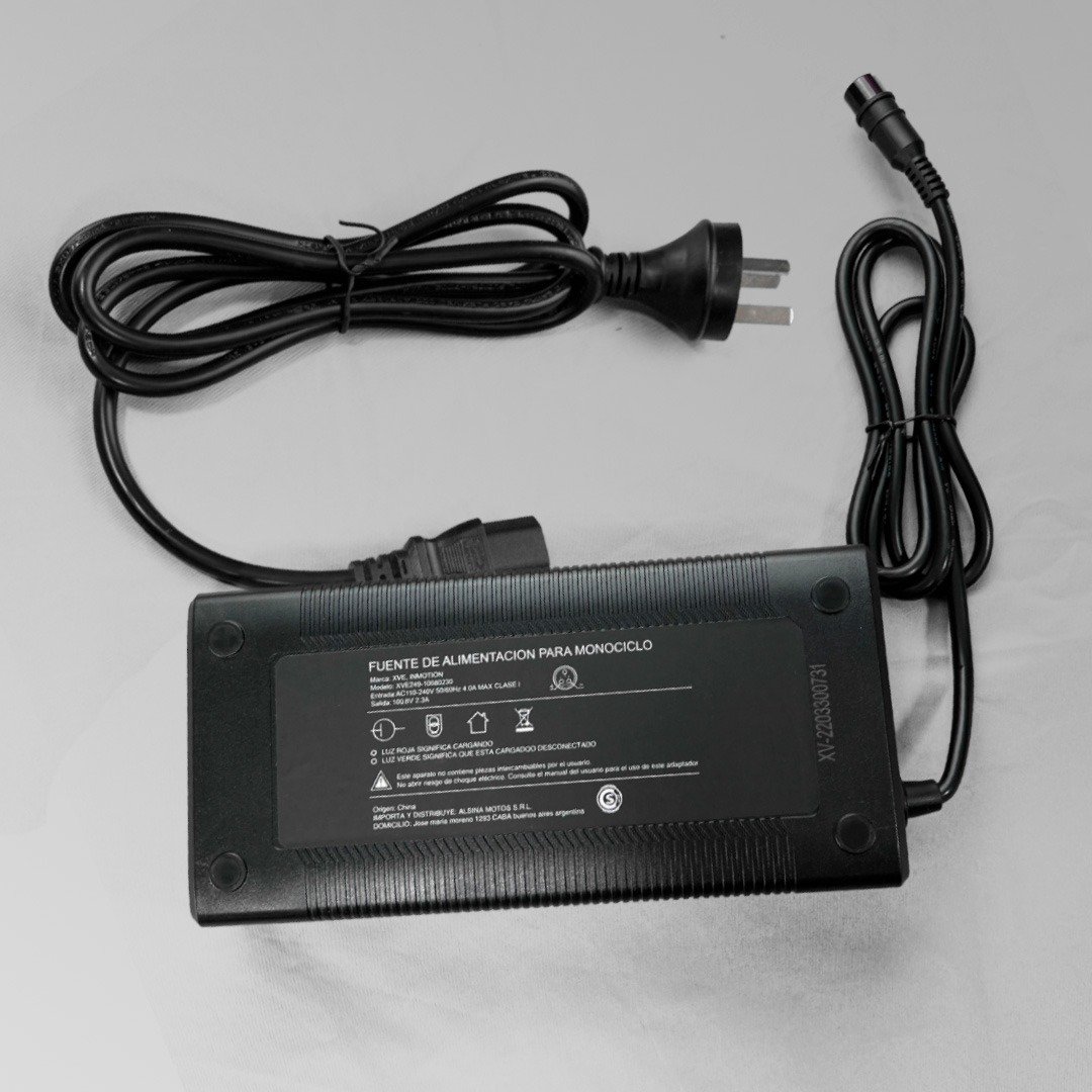 Cargador monociclo eléctrico Inmotion V12 HS/HT 100.8V 2.3A