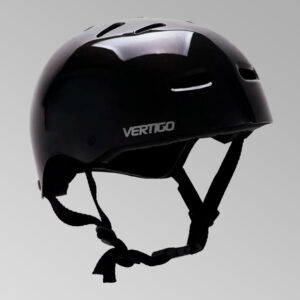 Casco vertigo abierto monopatin bicicleta summer XV negro brillo