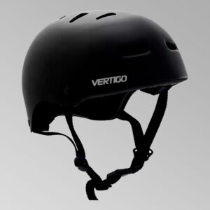 Casco vertigo abierto monopatin bicicleta summer XV negro matte