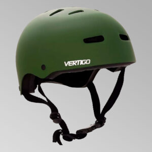 Casco vertigo abierto monopatin bicicleta summer XV verde matte