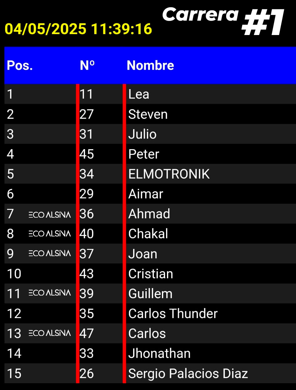 Carrera #1